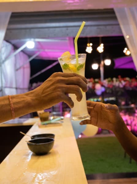 Refreshing mocktail at ChatKara